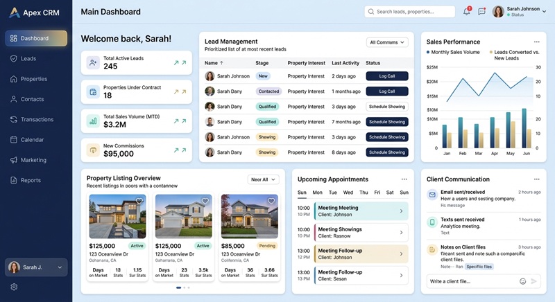 We Built a CRM System for Real Estate Client Management