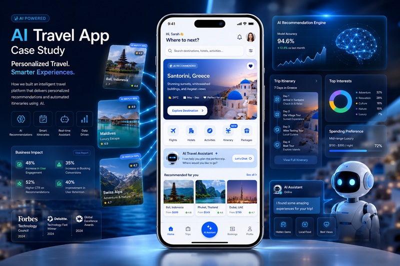 We Built a Travel App with AI-Based Recommendations: Case Study 