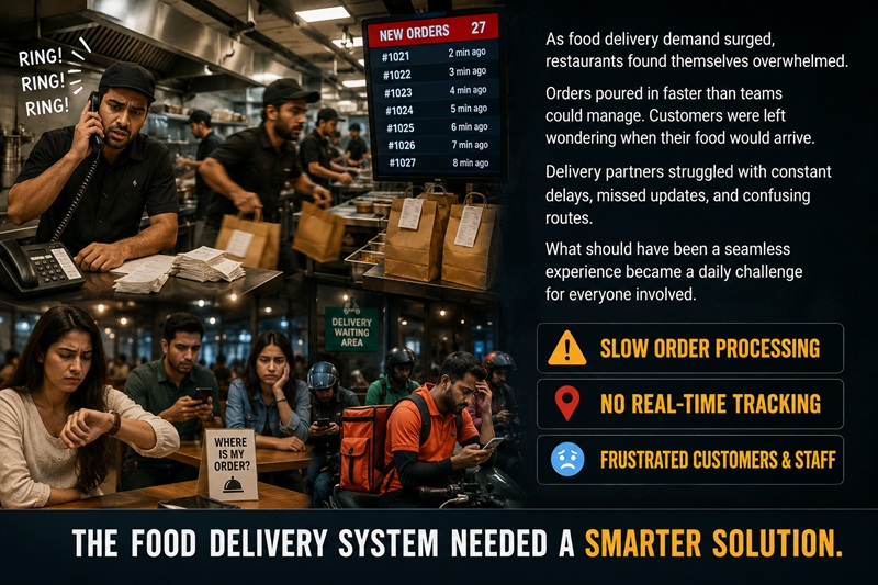 We Built a Food Delivery App with Real-Time Tracking