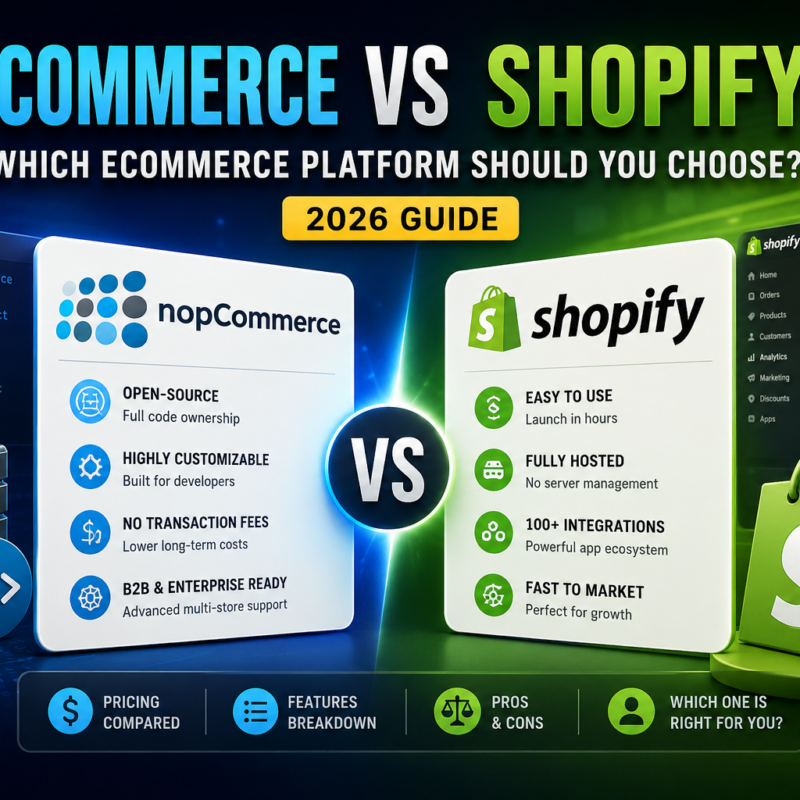 NopCommerce vs Shopify