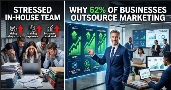 Why 62% of Global Businesses Are Outsourcing Digital Marketing Agencies in 2026
