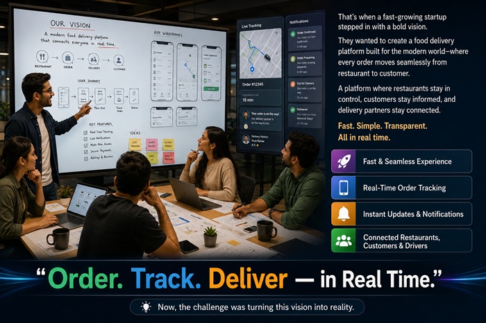Case Study: How We Built a Food Delivery App with Real-Time Tracking
