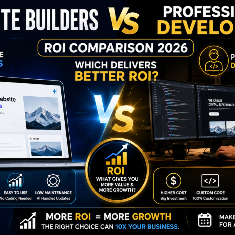AI Website Builders vs Professional Developers