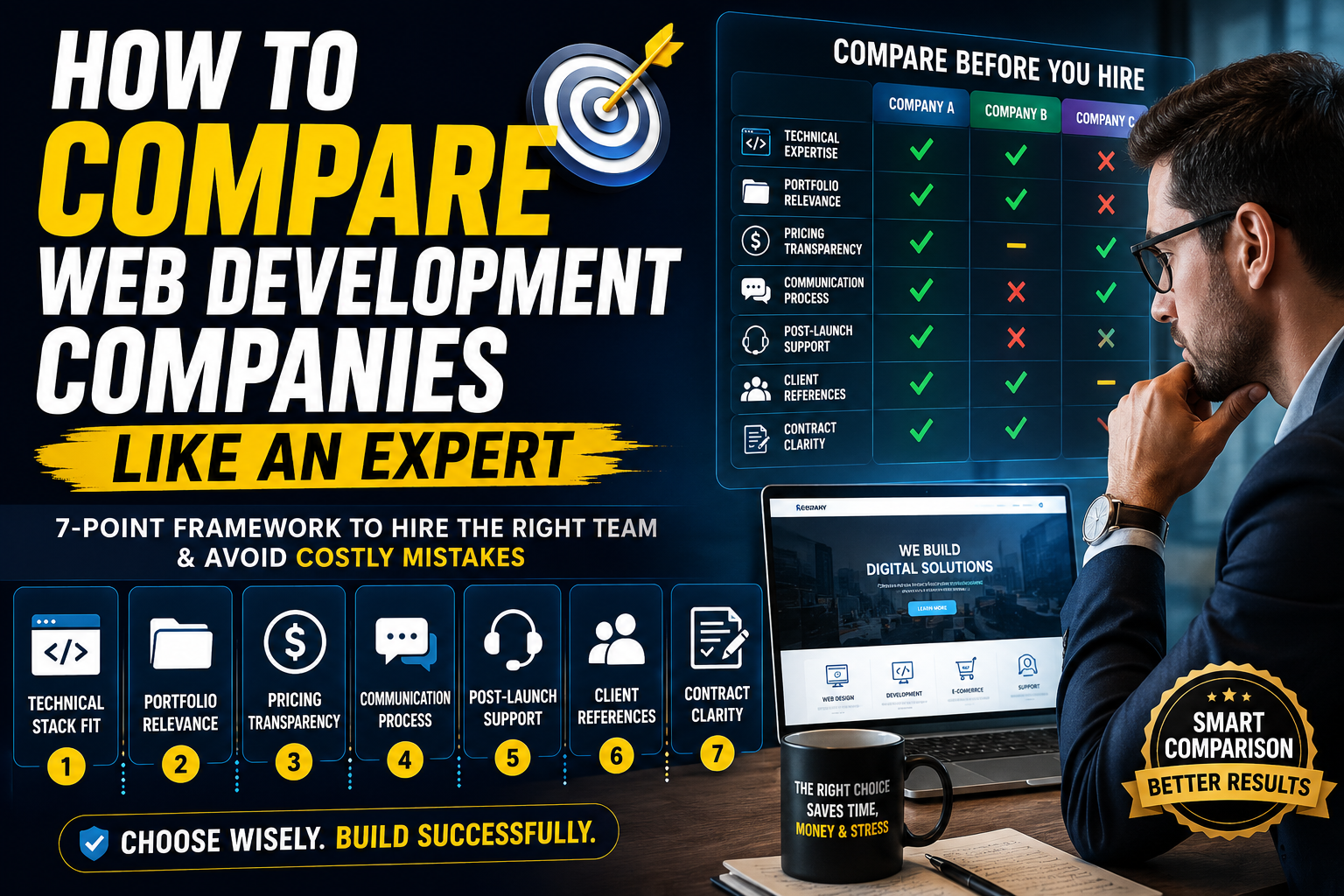 How to Compare Web Development Companies Like an Expert