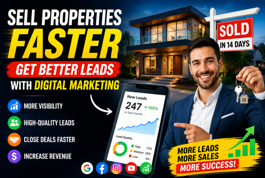 Digital Marketing Helps Realtors Sell Properties Faster with Better Lead Quality