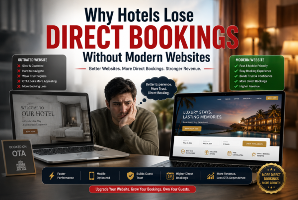 Hotels Lose Direct Bookings Without Modern Websites