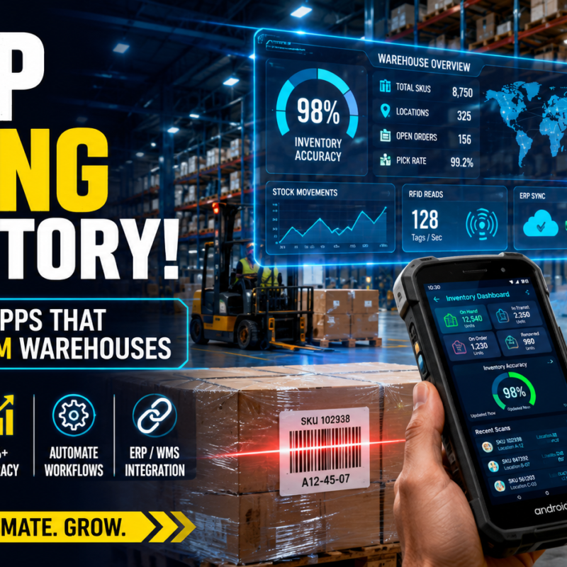 How Android Apps Improve Inventory Tracking and Warehouse Operations for Manufacturers