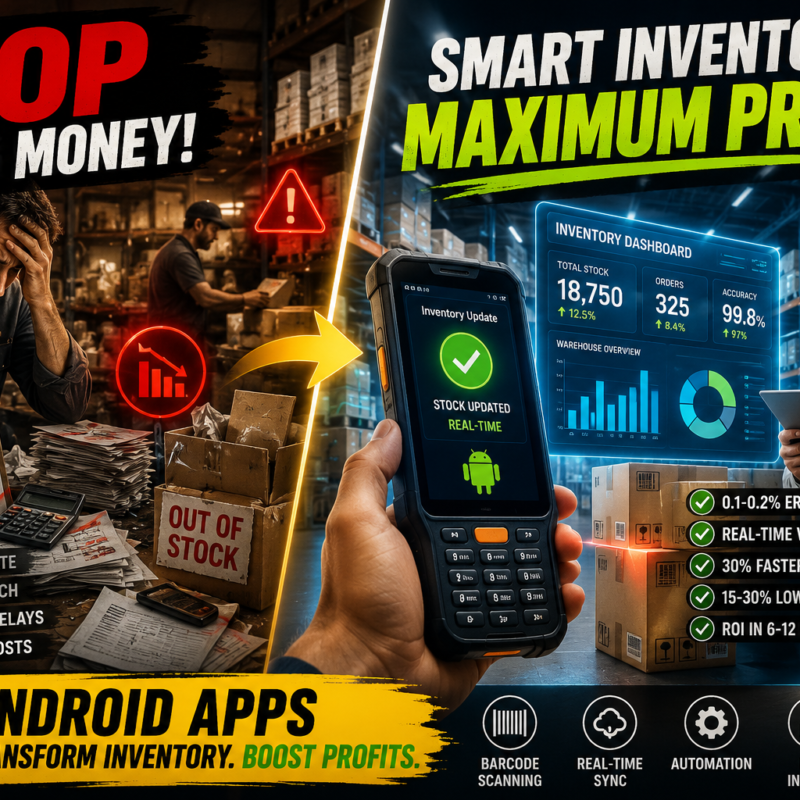How Android Apps Improve Inventory Tracking and Warehouse Operations for Manufacturers