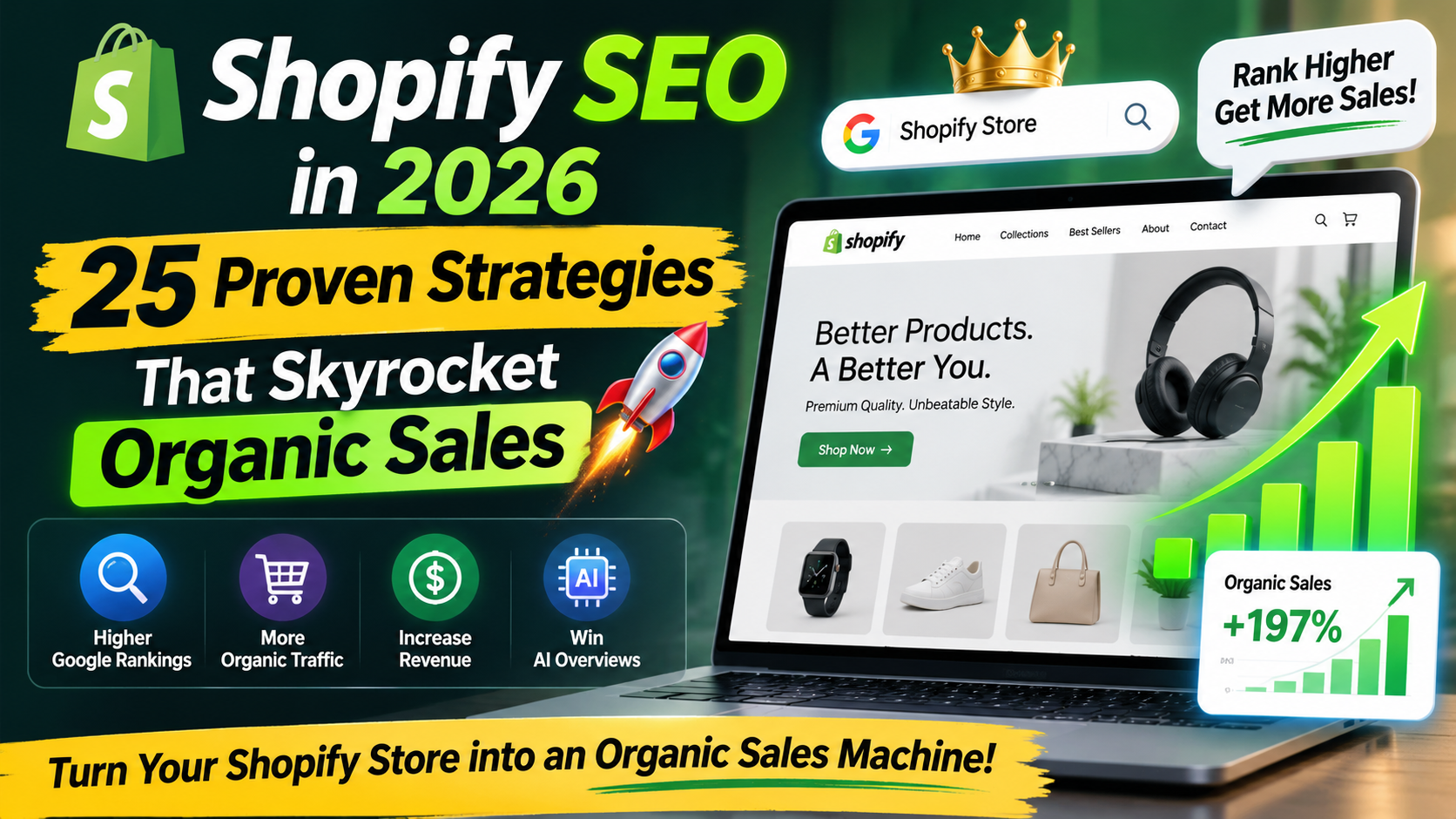 Shopify SEO in 2026: 25 Proven Strategies That Skyrocket Organic Sales