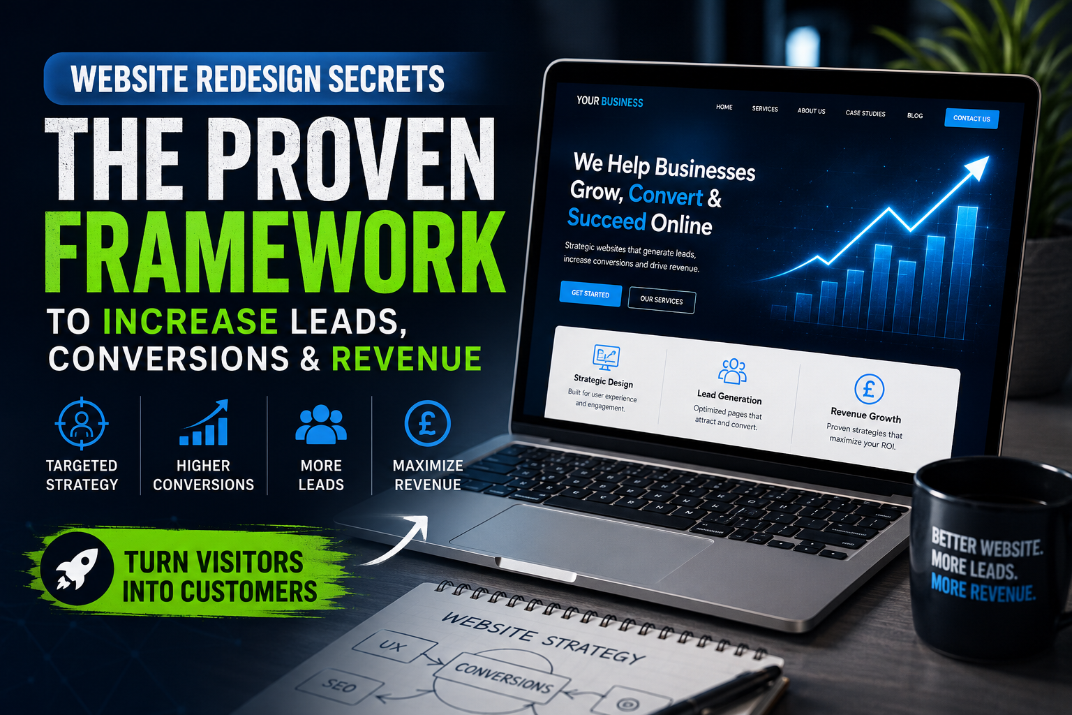 Website Redesign Secrets: The Proven Framework to Increase Leads, Conversions & Revenue