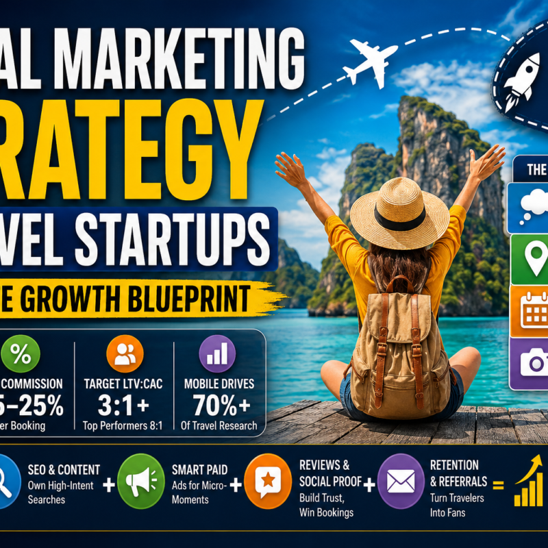 Digital Marketing Strategy for Travel Startups Complete Growth Blueprint