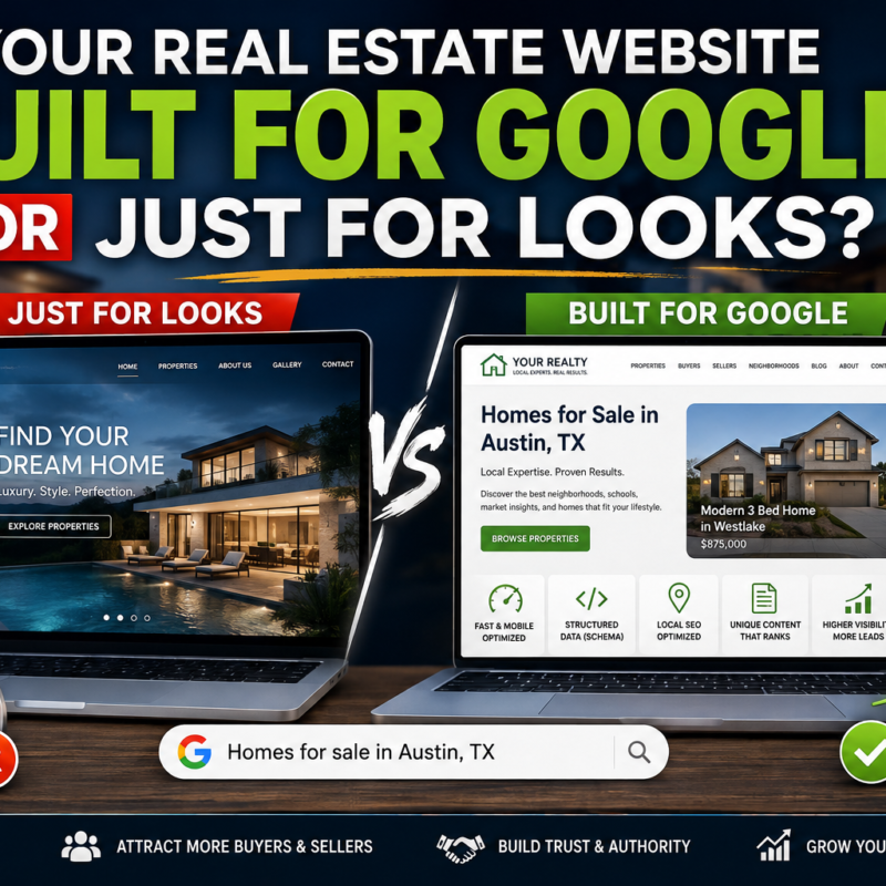 Is Your Real Estate Website Built for Google, or Just for Looks
