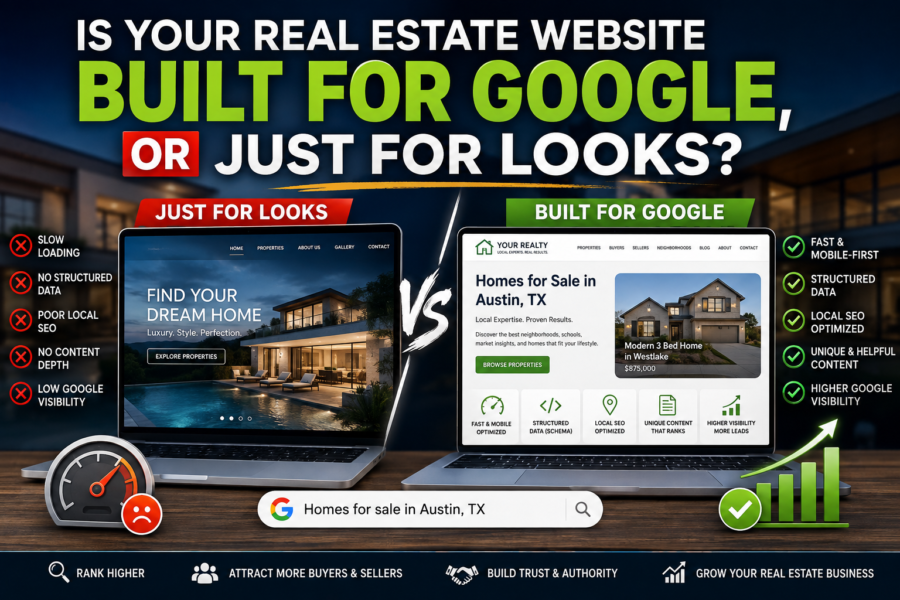 Is Your Real Estate Website Built for Google, or Just for Looks