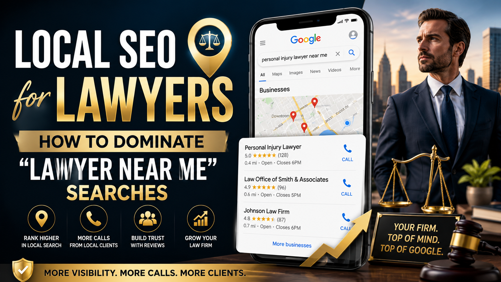 Local SEO for Lawyers: How to Dominate “Lawyer Near Me” Searches