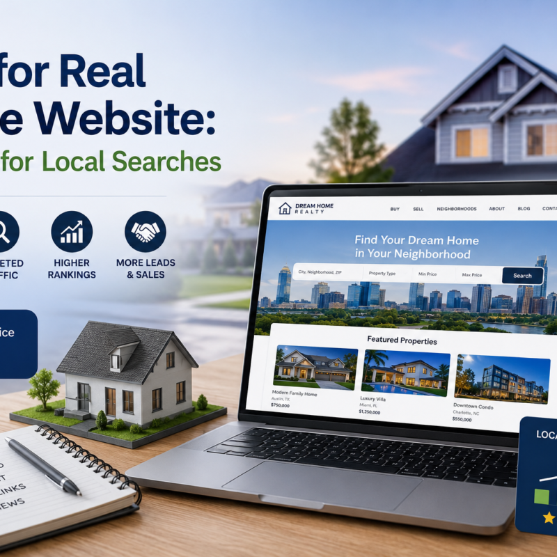 SEO for Real Estate Website Ranking for Local Searches