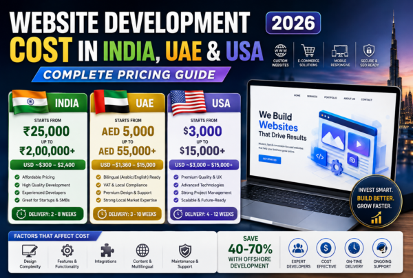 Website Development Cost in India, UAE & USA
