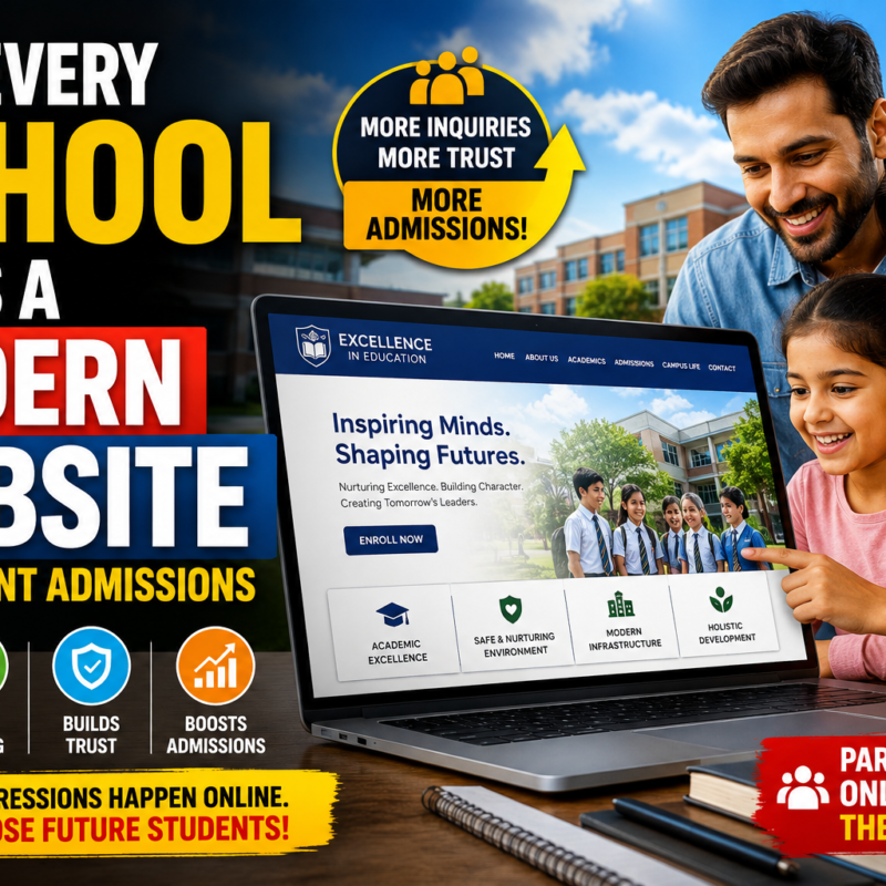 Why Every School Needs a Modern Website for Student Admissions