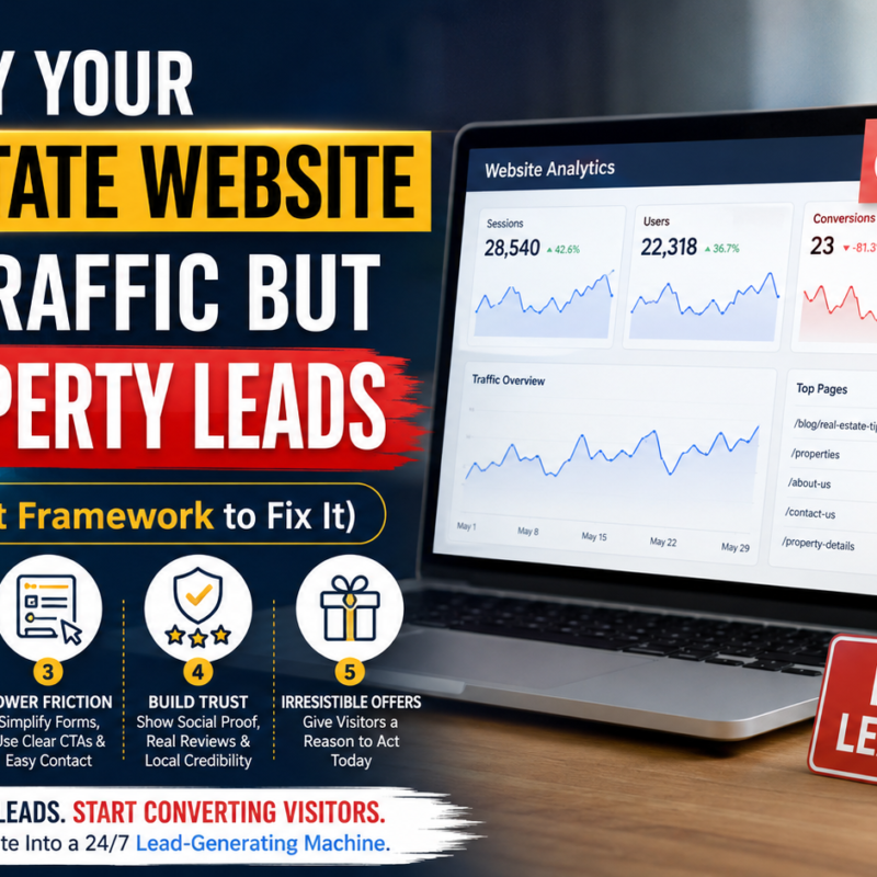 Real Estate Website Gets Traffic but No Leads