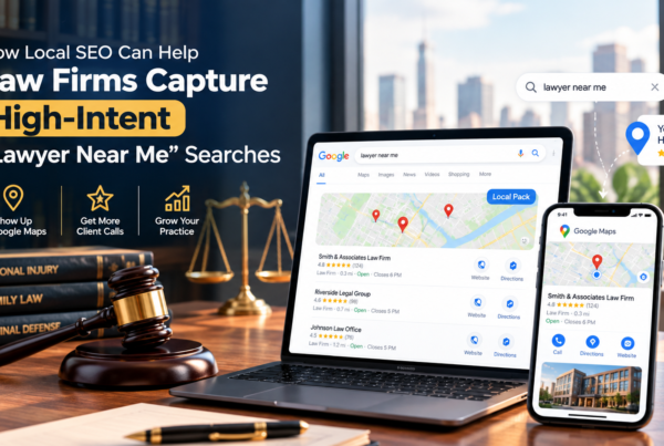 How Local SEO Can Help Law Firms Capture High-Intent Lawyer Near Me Searches