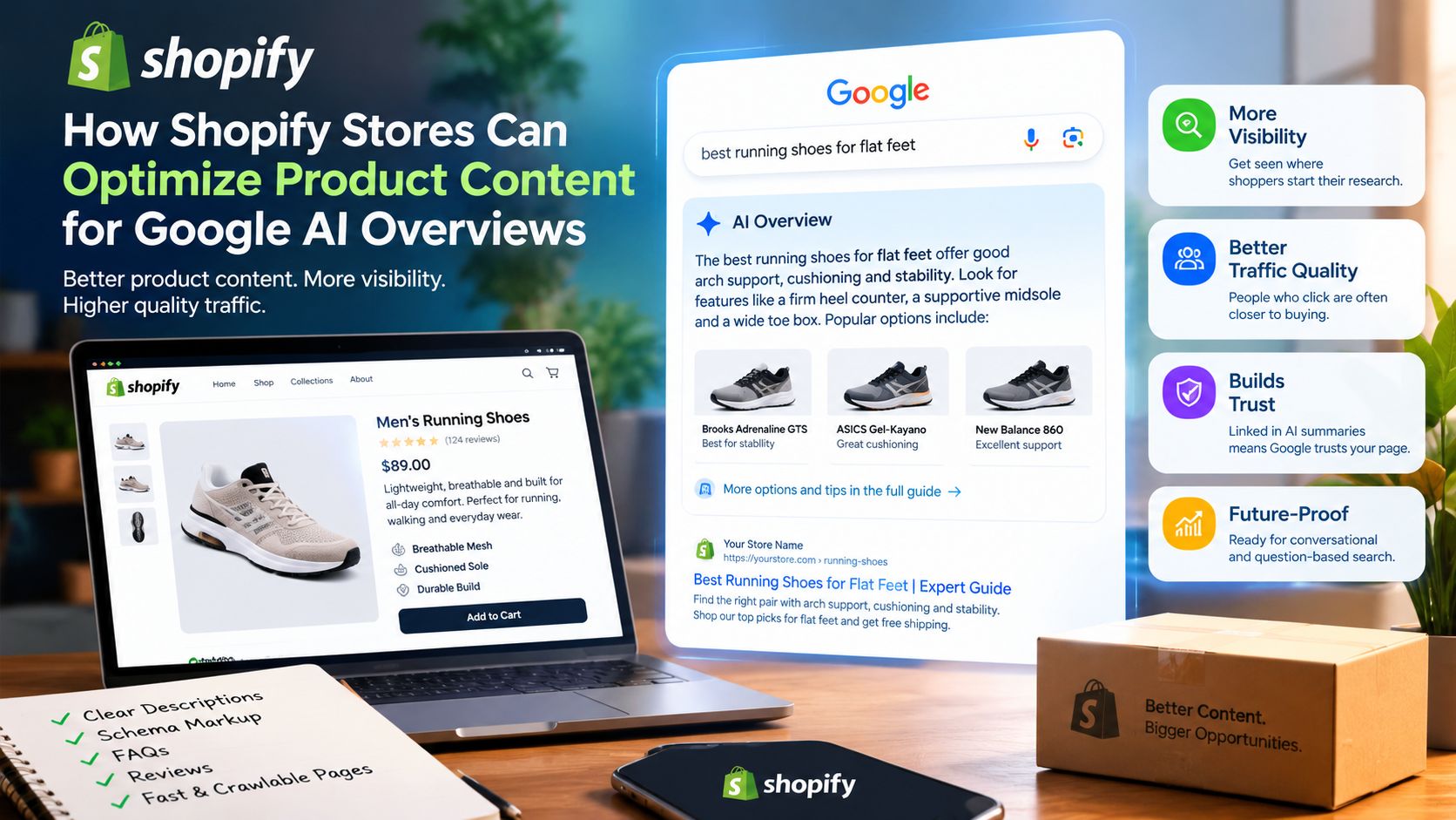 How Shopify Stores Can Optimize Product Content for Google AI Overviews 