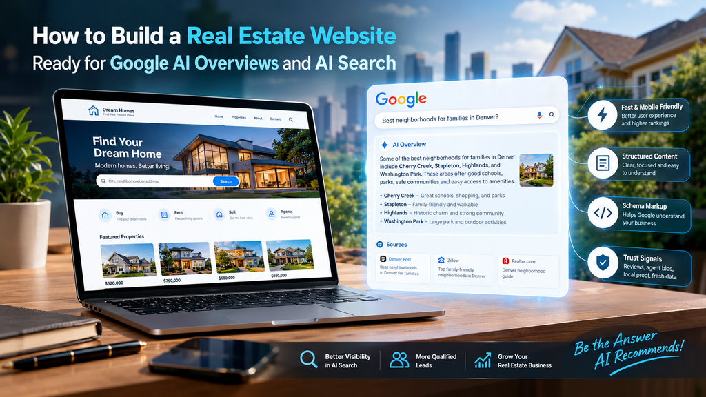 How to Build a Real Estate Website Ready for Google AI Overviews and AI Search