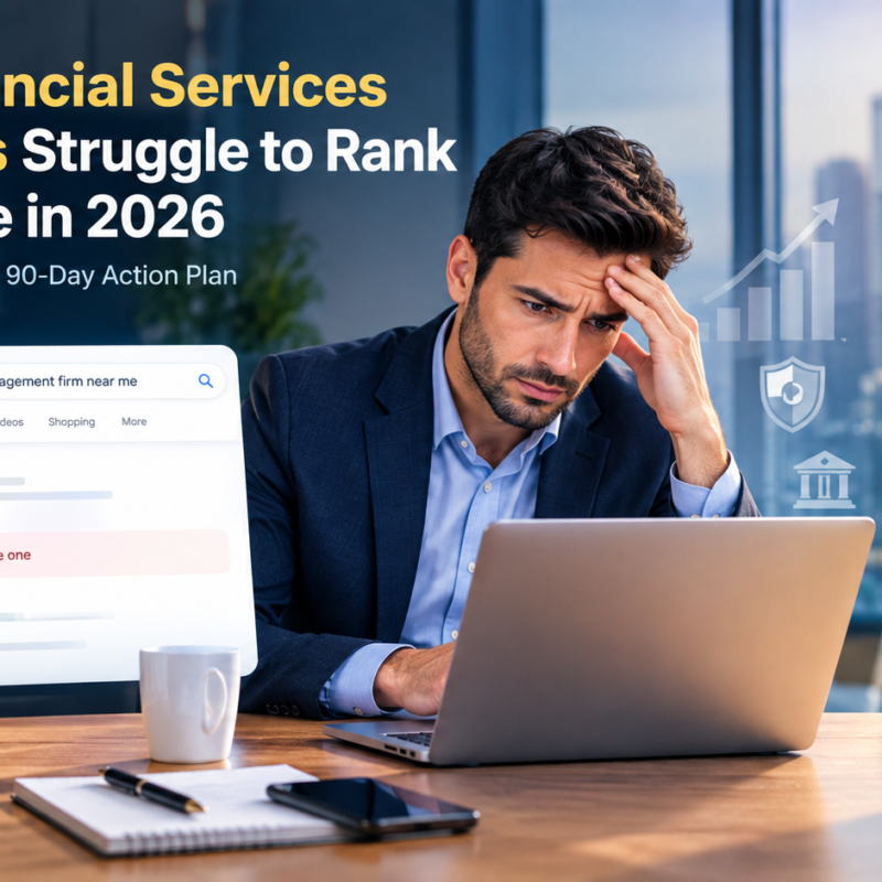 Why Financial Services Websites Struggle to Rank on Google in 2026