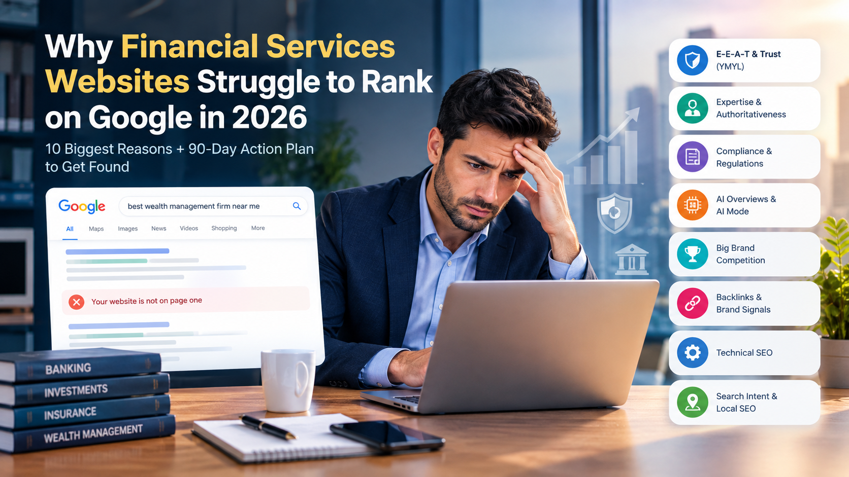 Why Financial Services Websites Struggle to Rank on Google in 2026