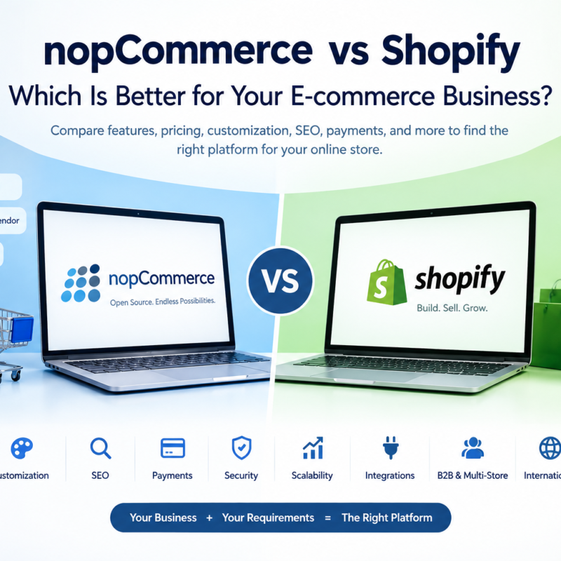 nopCommerce vs Shopify Which Is Better for Your E-commerce Business