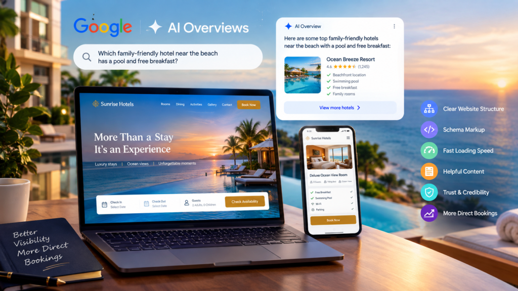 How to Build a Hotel Website Ready for Google AI Overviews and AI Search