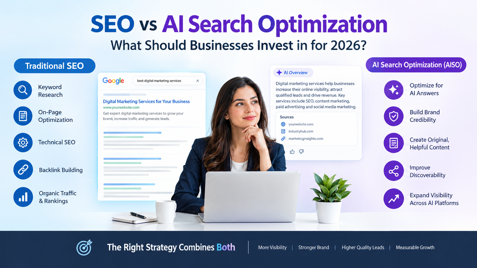 SEO vs AI Search Optimization: What Should Businesses Invest in for 2026?